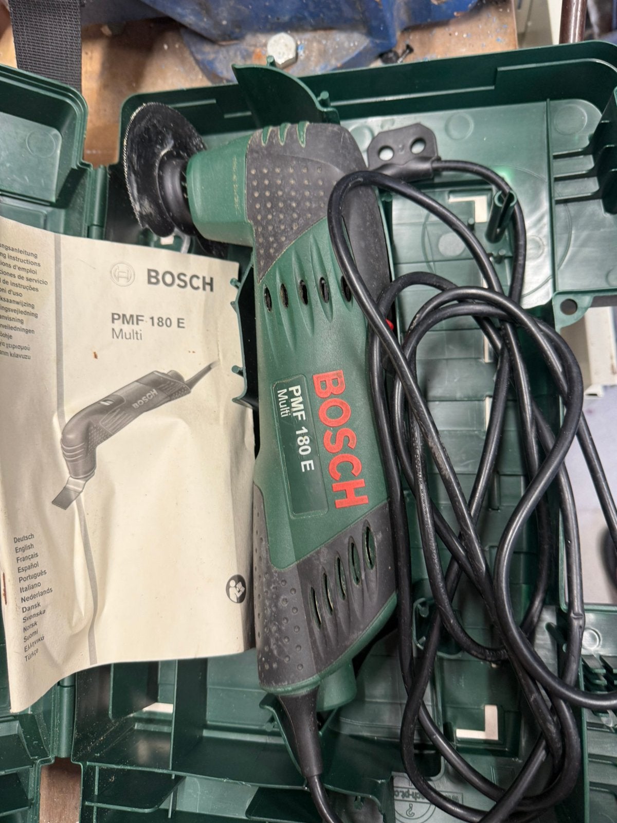 Bosch multitool PMF 180 E, Doe-het-zelf en Verbouw, Ophalen of Verzenden, Zo goed als nieuw, Minder dan 600 watt, Overige typen