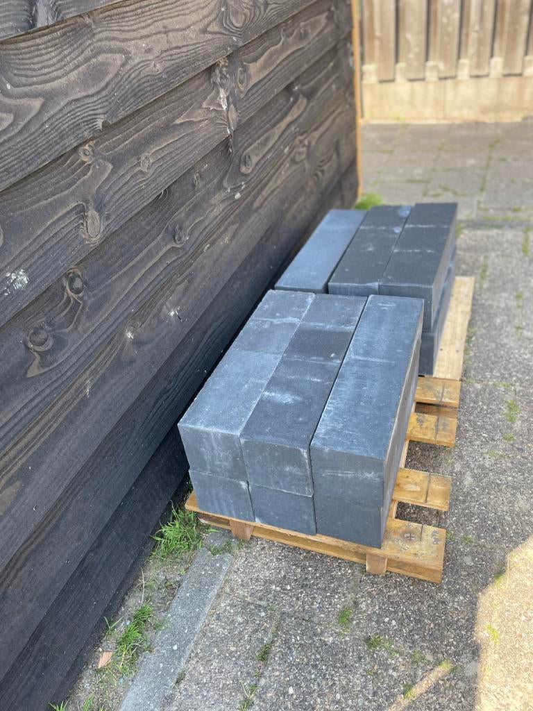 Stapelblokken 12 stuks, Tuin en Terras, Bielzen en Borders, Ophalen, Blok, Nieuw, Minder dan 25 cm