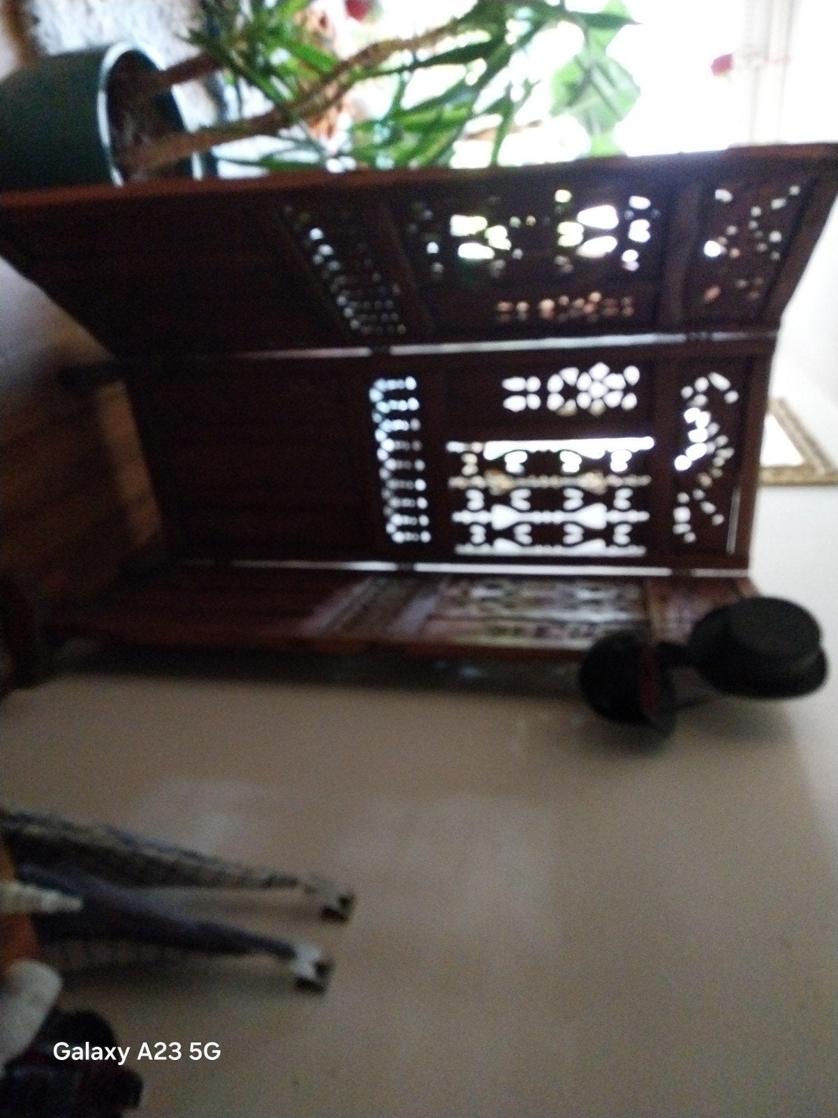 Antiek Indonesisch kamerscherm, ca. 190 cm hoog, Ophalen of Verzenden, Gebruikt