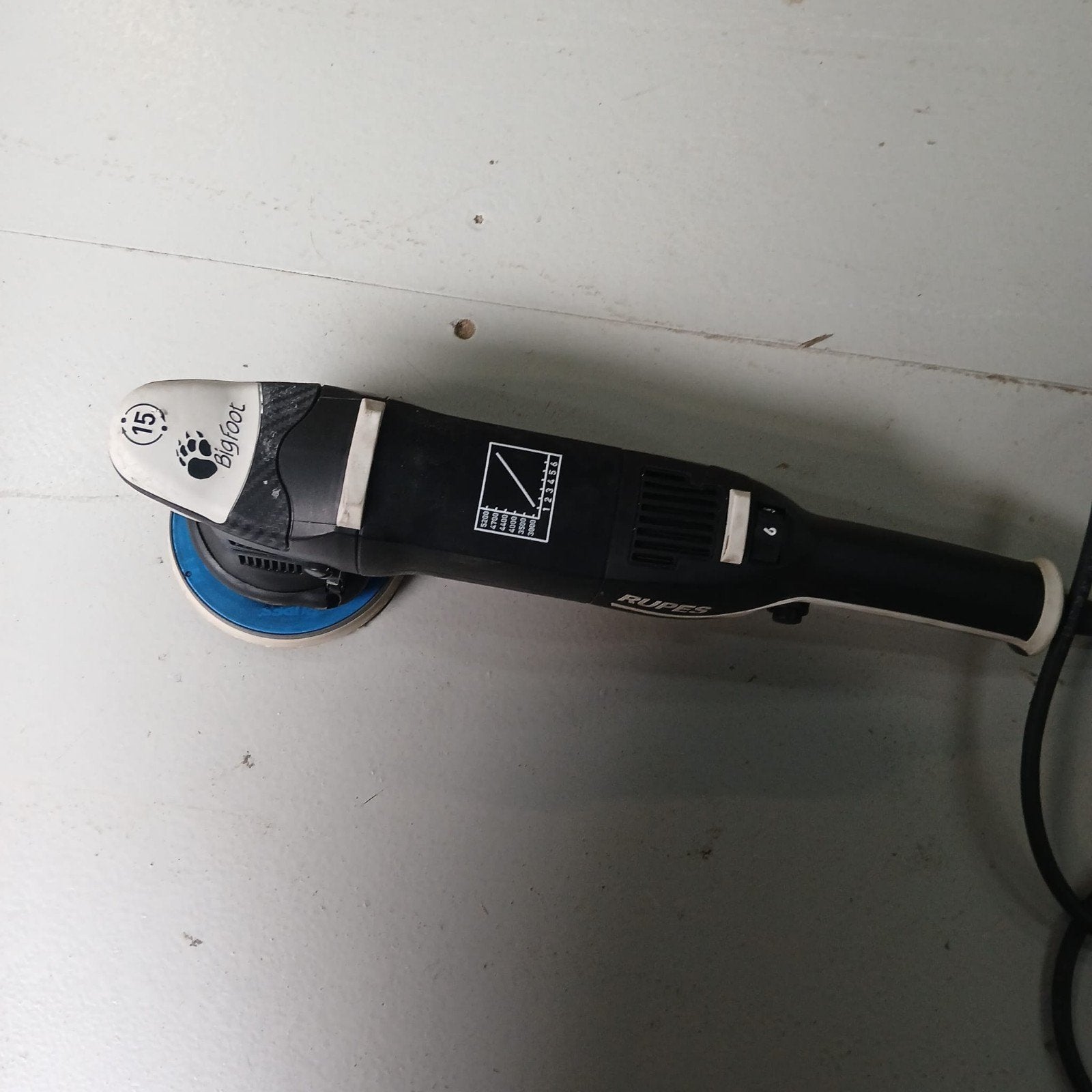Rupes BigFoot LHR15III Polijstmachine - Zo goed als nieuw, Ophalen of Verzenden, Zo goed als nieuw, Minder dan 600 watt, Excentrische schuurmachine