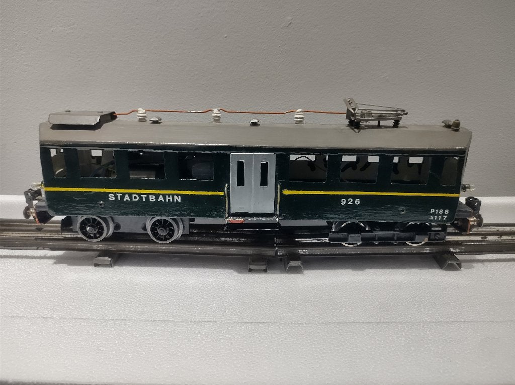 Spoor 0 elektrische trein vintage - Werkend, Overige merken, Gebruikt, Gelijkstroom, Rails