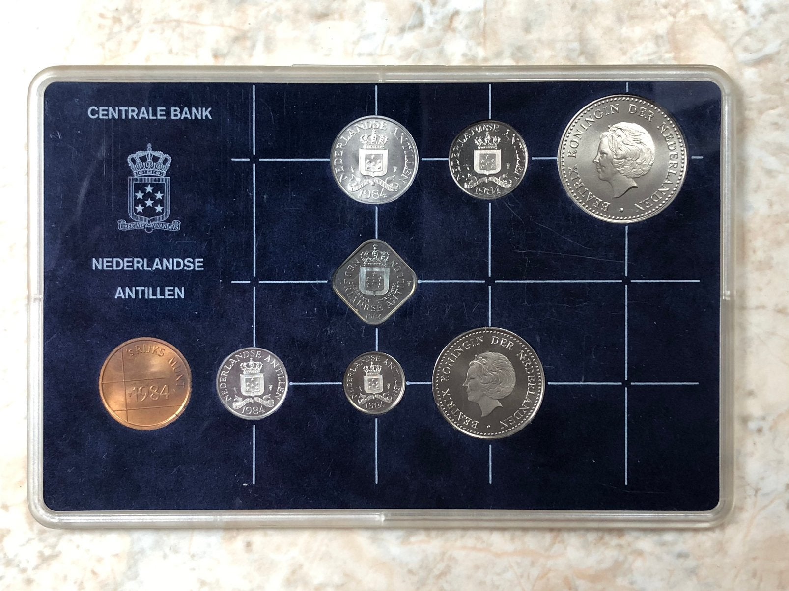 Muntset 1984, Nederlandse Antillen., Verzenden, Koningin Beatrix, Overige waardes, Setje