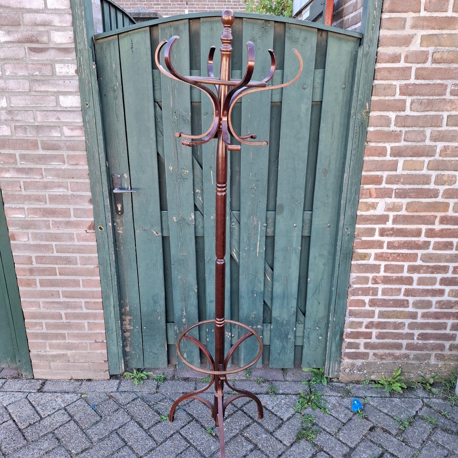 Vintage kapstok Thonet stijl., Wandkapstok, Gebruikt, Ophalen of Verzenden, Minder dan 100 cm