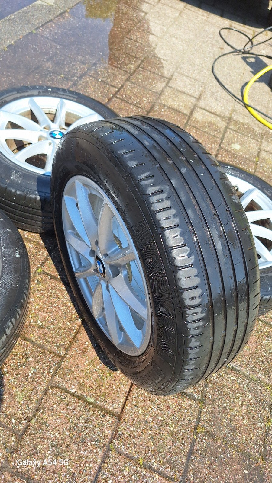 Continental Runflat Zomerbanden 205/60R16 met Velgen, Auto-onderdelen, Banden en Velgen, Ophalen, Gebruikt, 16 inch, Banden en Velgen