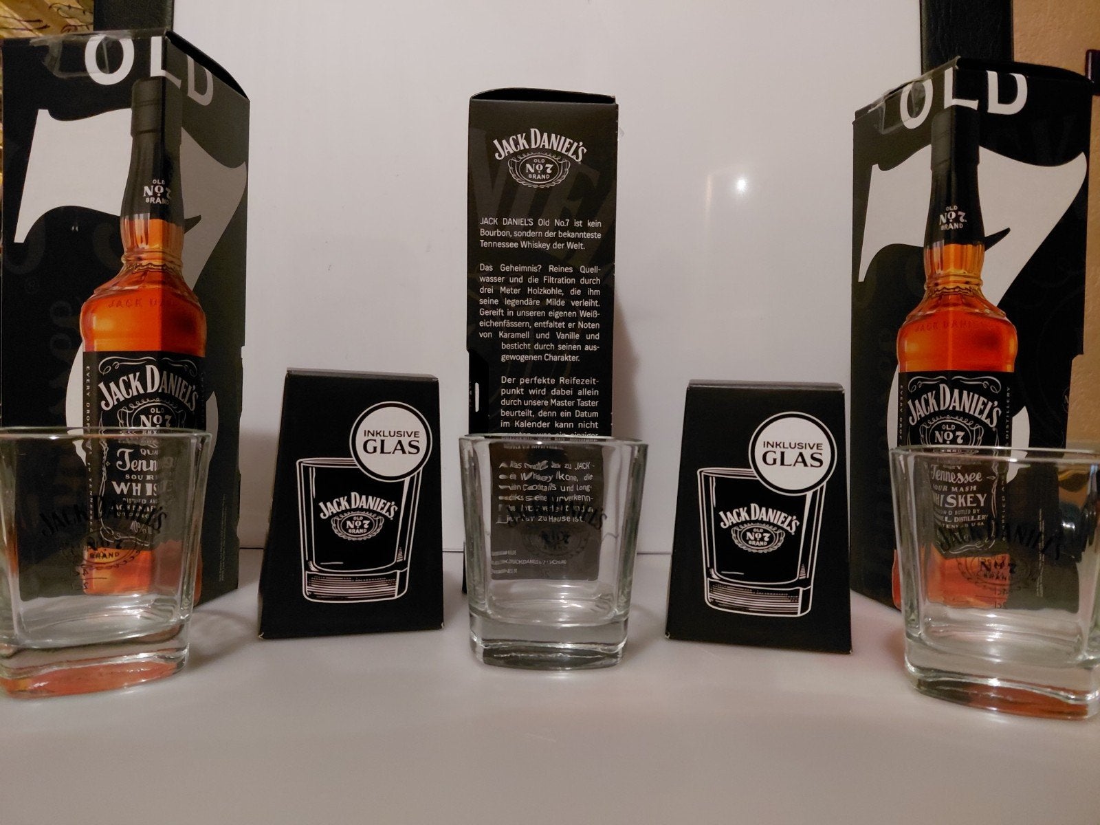 3 x  JACK DANIELS  GLAZEN, Ophalen, Nieuw, Gebruiksvoorwerp