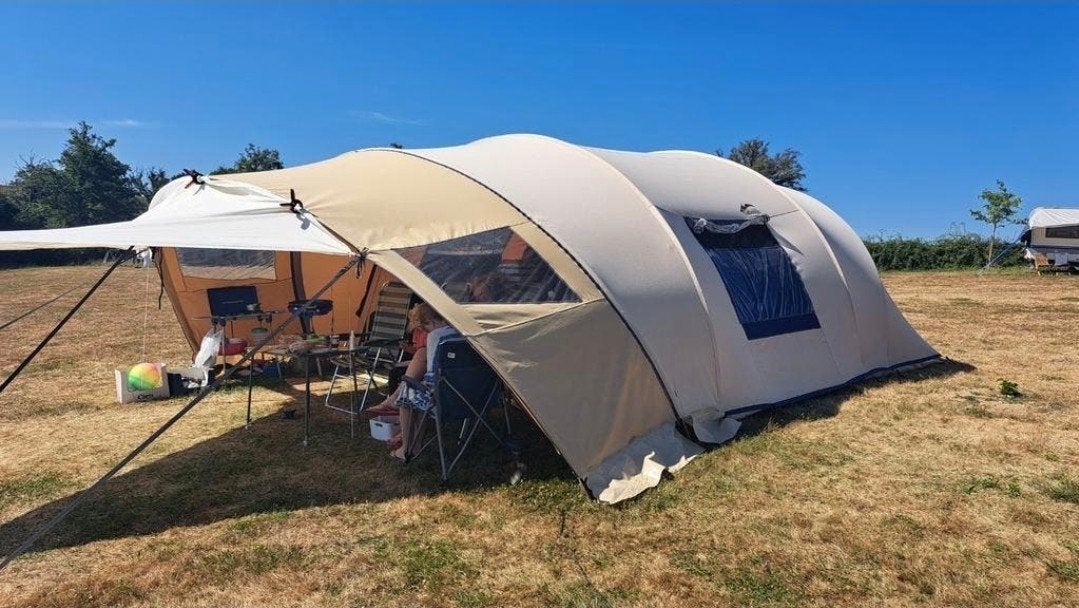 Cabanon tunneltent voor 5-6 personen - Awaya 370/440/500, Caravans en Kamperen, Ophalen, Gebruikt