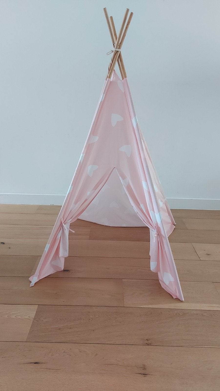 Roze tipi tent met hartjes, Ophalen, Gebruikt