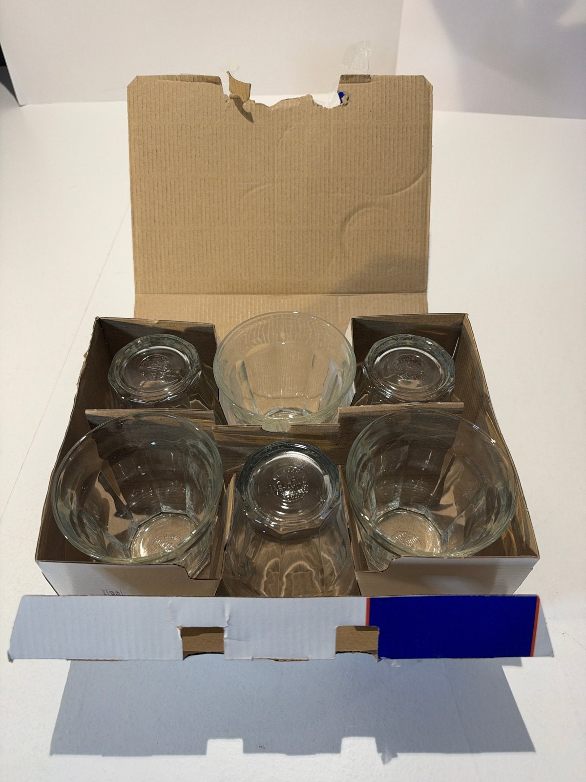 Le picardie- Duralex Set van 6 glazen schaaltjes/kommen, Overige typen, Ophalen of Verzenden, Zo goed als nieuw, Glas