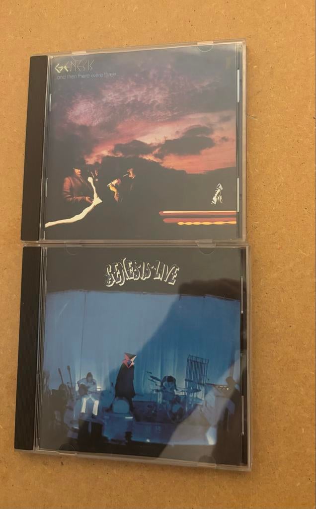 Genesis And Then There Were Three & Genesis Live, Ophalen of Verzenden, 1970 - 1979, Zo goed als nieuw