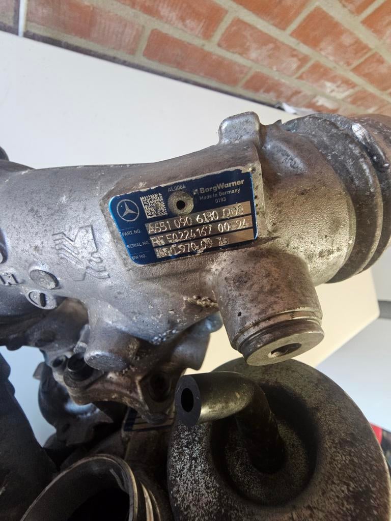 Mercedes-Benz BorgWarner Turbo A551 090 6180, Ophalen of Verzenden, Gebruikt, Mercedes-Benz
