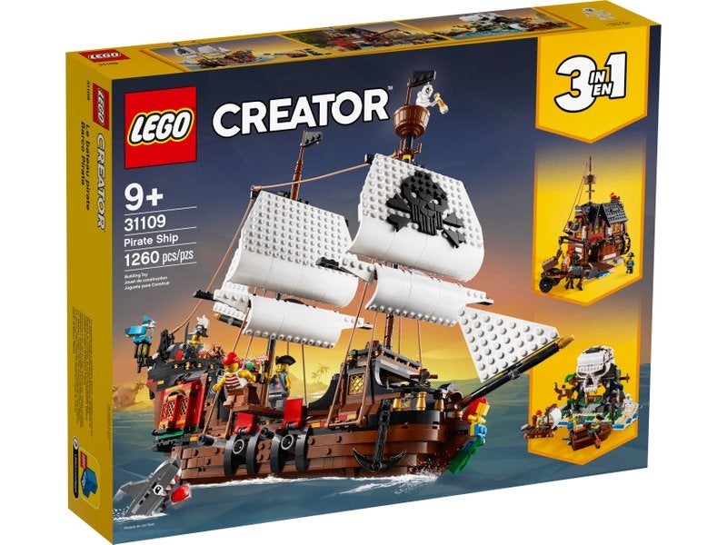 Lego Piratenschip (31109) Nieuw, Kinderen en Baby's, Lego, Nieuw, Ophalen of Verzenden, Creator