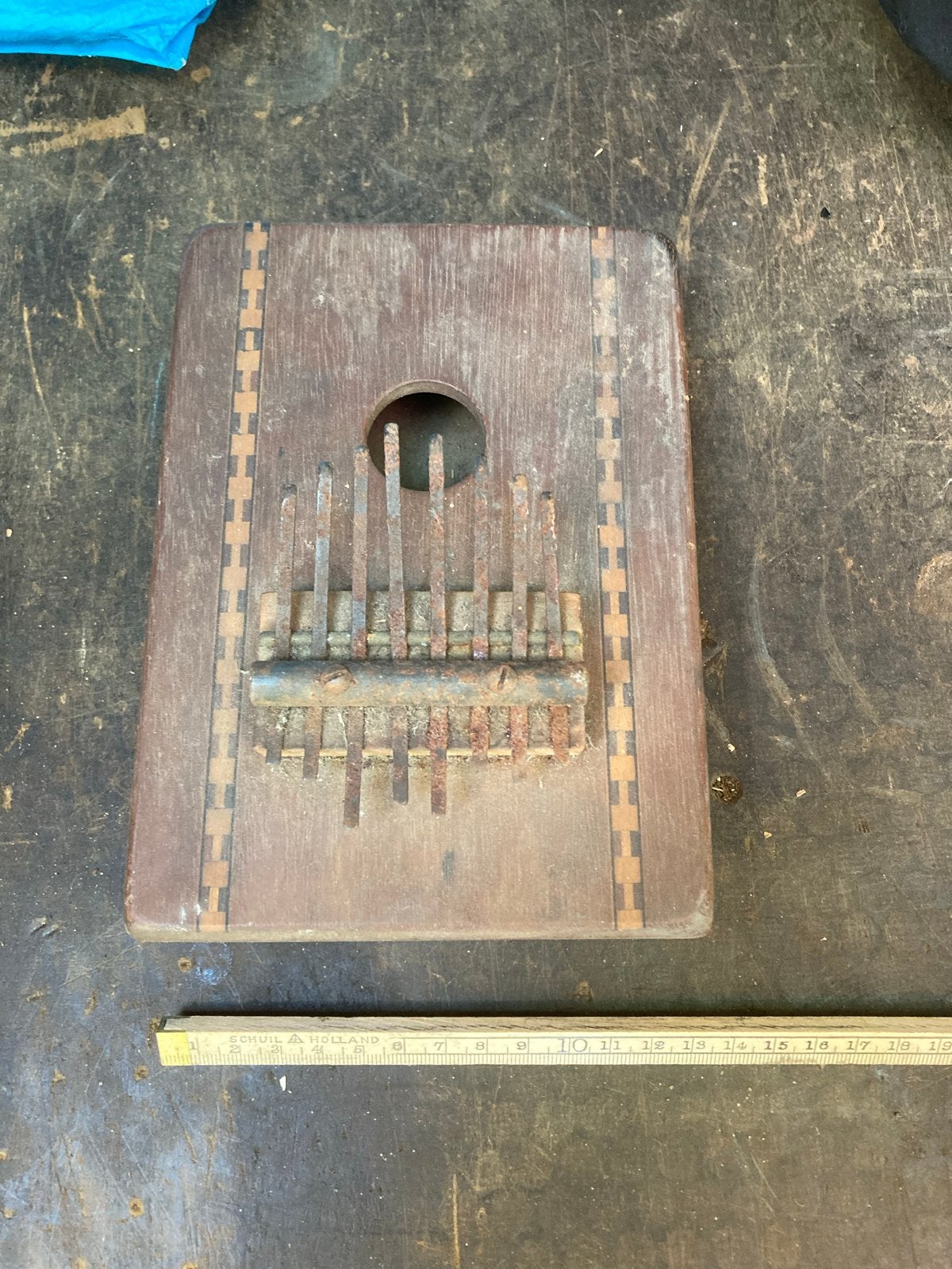 Vintage Kalimba / Duimpiano - Afrikaans Muziekinstrument, Ophalen of Verzenden, Gebruikt
