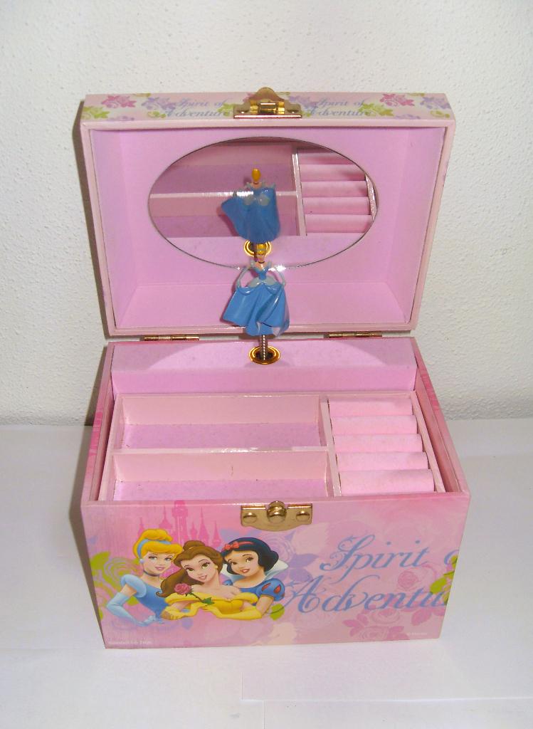 Disney Princess Juwelendoos Muziekdoos Sieradendoos Belle, Verzamelen, Ophalen of Verzenden, Assepoester of Belle, Zo goed als nieuw