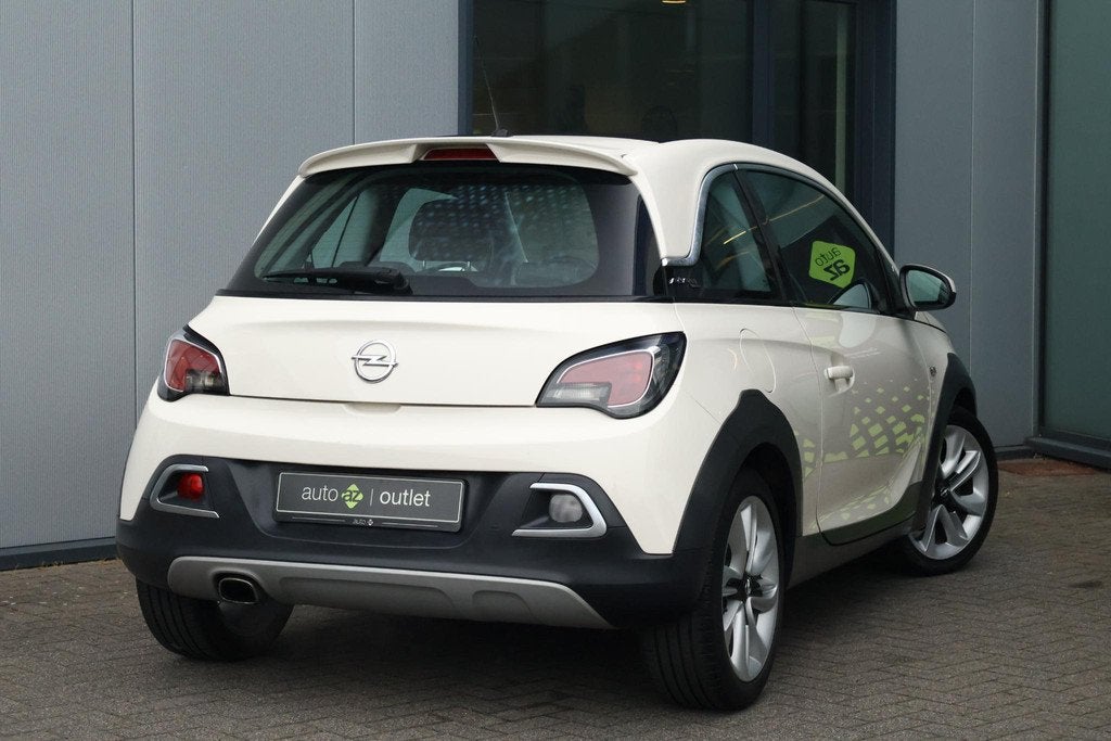 Opel ADAM 1.0 Turbo Rocks / Stoel en Stuur verwarming, Auto's, Opel, Voorwielaandrijving, 1041 kg, 4 stoelen, Wit