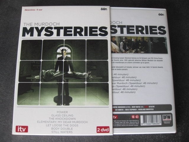 THE MURDOCH MYSTERIES in een 2-DVD BOX, Vanaf 16 jaar, Ophalen, Zo goed als nieuw