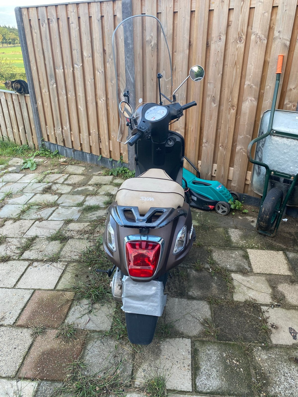 SYM Fiddle II scooter - Geel kenteken - Loopt niet, Ophalen of Verzenden, Gebruikt, Benzine, SYM