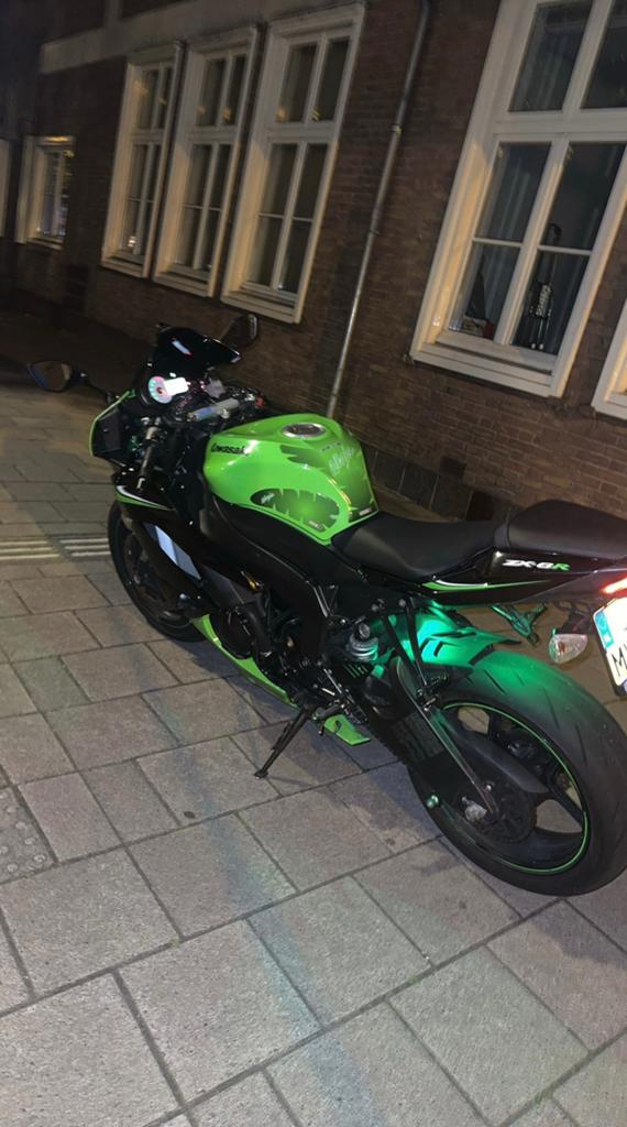 Kawasaki ZX6R A2 vol, Motoren, Ophalen, Gebruikt