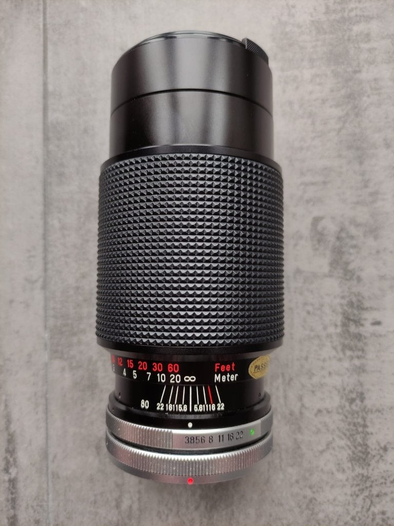 Lens panagor auto tele zoom met hoesje f=80~200mm 1:3.8, Ophalen of Verzenden, Zo goed als nieuw, Overige typen, Zoom