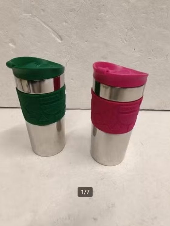 Bodum travel mug nieuw in roze of groen thermoskan, Nieuw, Ophalen of Verzenden