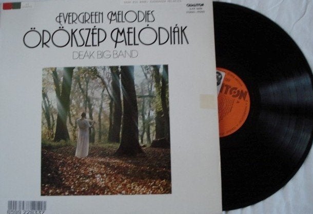 Deák Big Band - Evergreen melodies, LP, Gebruikt, Ophalen of Verzenden, 12 inch