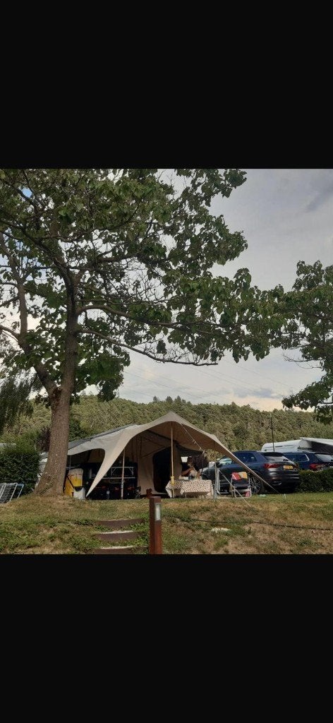 Vouwwagen - Campooz Fat Freddy, Ophalen, Beige, Campooz, Tot en met 4
