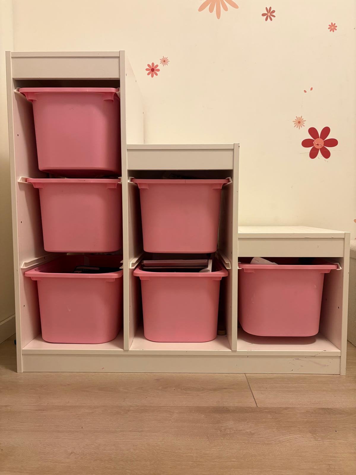 Ikea speelgoed kast, Ophalen of Verzenden, Zo goed als nieuw, 50 tot 70 cm, 105 cm of meer