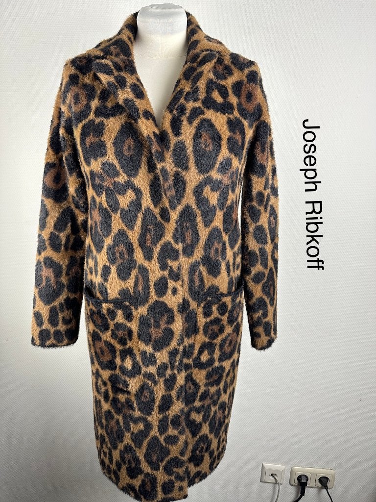 Joseph Ribkoff Faux Fur Jas  (mt: 36/38) F9/734, Joseph Ribkoff, Joseph Ribkoff, Zwart, Joseph Ribkoff