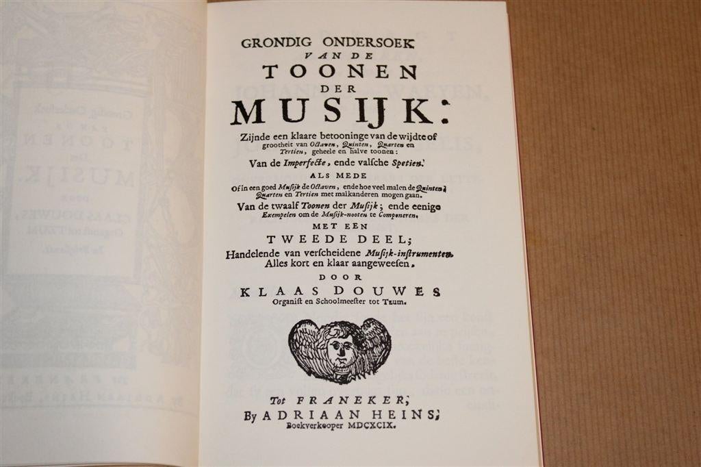 Grondig Ondersoek Muziek [1699] — Facsimile, Boeken, Ophalen of Verzenden, Gelezen, Artiest