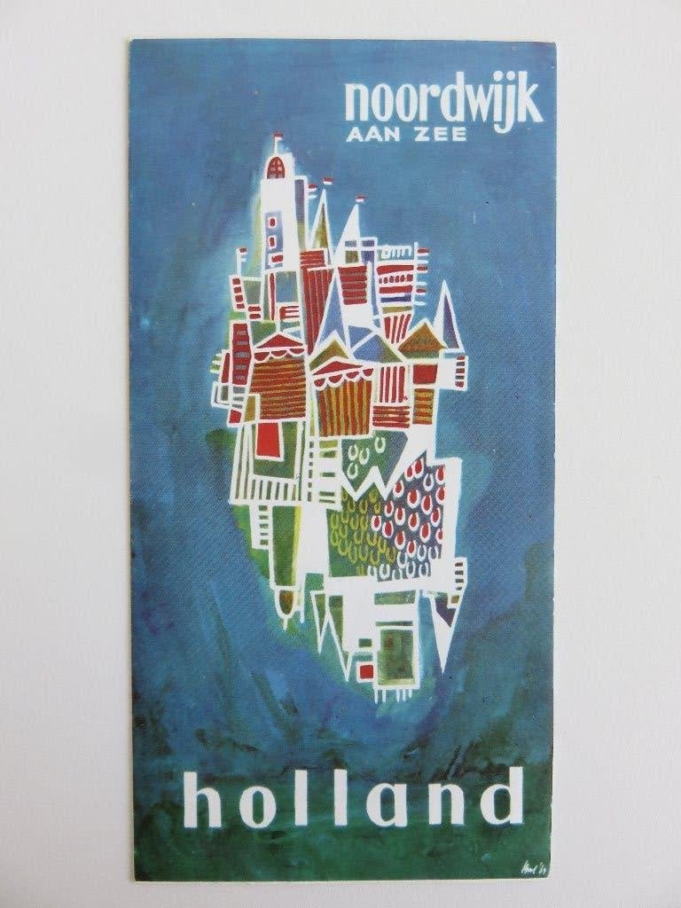Vintage toerisme folder Noordwijk aan Zee Holland, Ophalen of Verzenden, 20e eeuw of later, Zo goed als nieuw