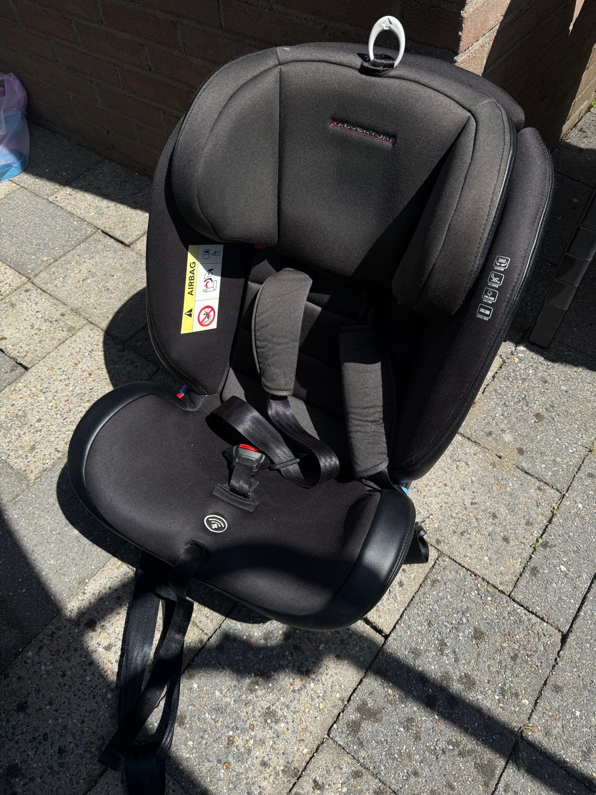 X Adventure 360 Draaibare Autostoel Isofix Top Tether, Kinderen en Baby's, Gebruikt, 0 t/m 18 kg, Slaapstand, Isofix