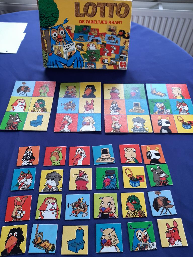 Lotto spel de Fabeltjeskrant, Jumbo, vanaf 4 jaar., Verzamelen, Ophalen of Verzenden, Gebruikt