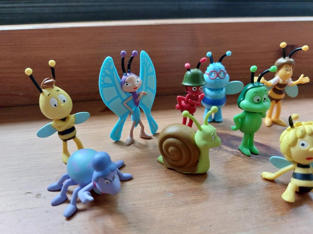 10 Maya de bij poppetjes, Verzamelen, Poppetjes en Figuurtjes, Ophalen of Verzenden
