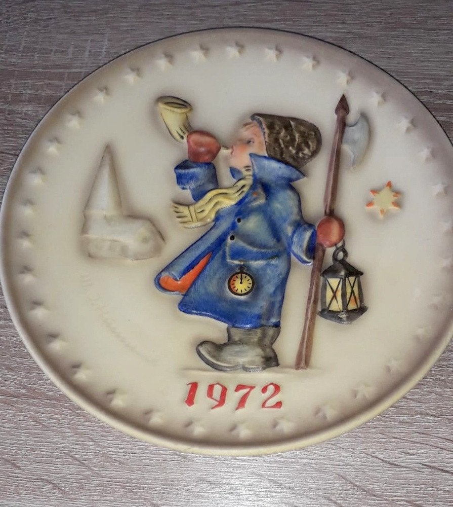 Hummel wandbordje - 2nd Annual Plate 1972, Ophalen of Verzenden, Zo goed als nieuw, Hummel