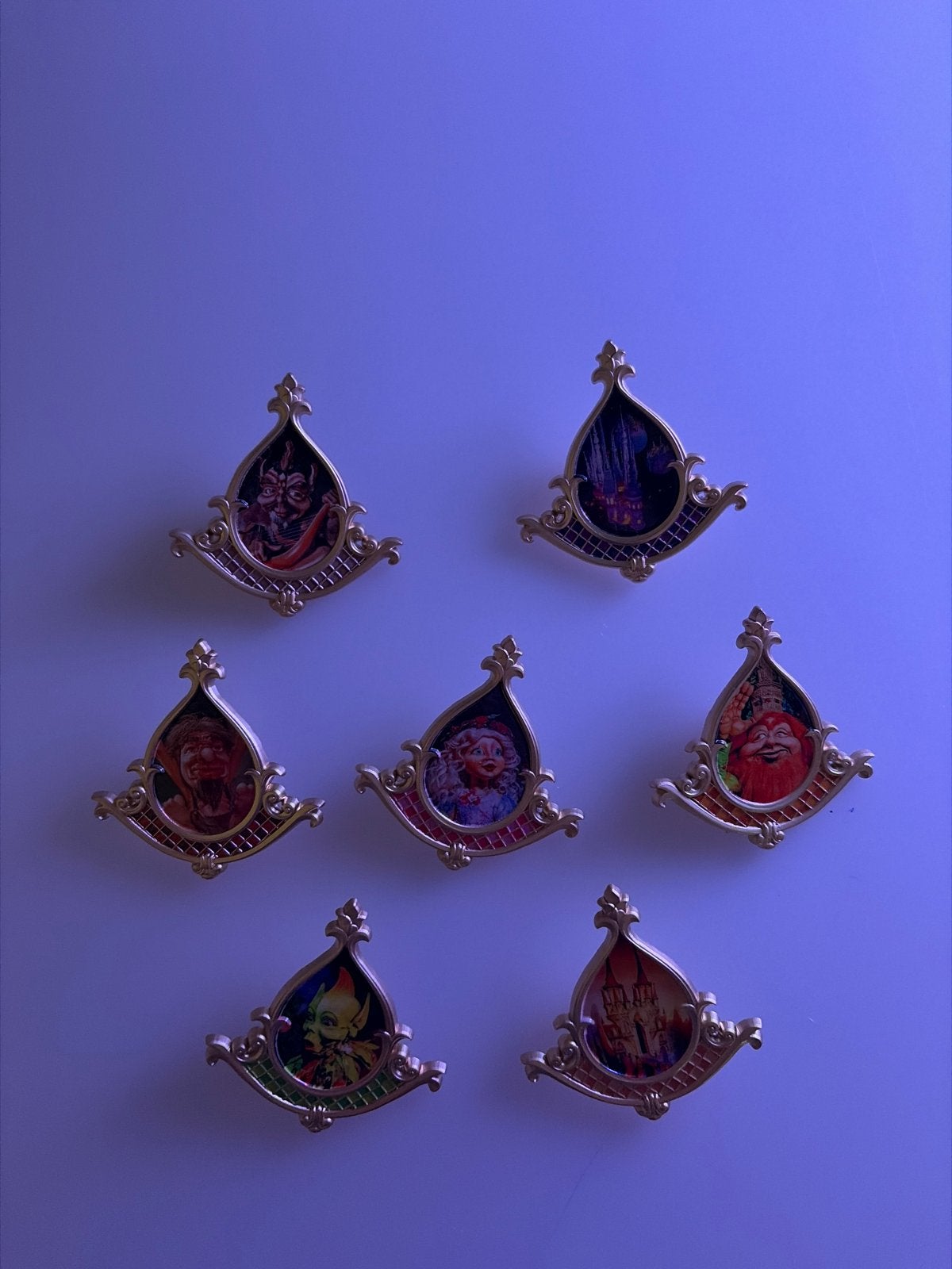 Complete collectie mysterie Droomvlucht pins - Efteling, Ophalen of Verzenden, Zo goed als nieuw, Figuurtje, Speldje of Pin