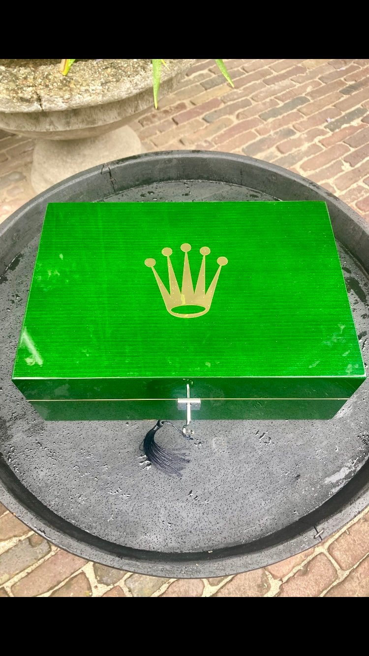 Rolex Horloge Box voor 10 Horloges met slot en Horloge, Ophalen, Minder dan 50 cm, Nieuw, Minder dan 50 cm