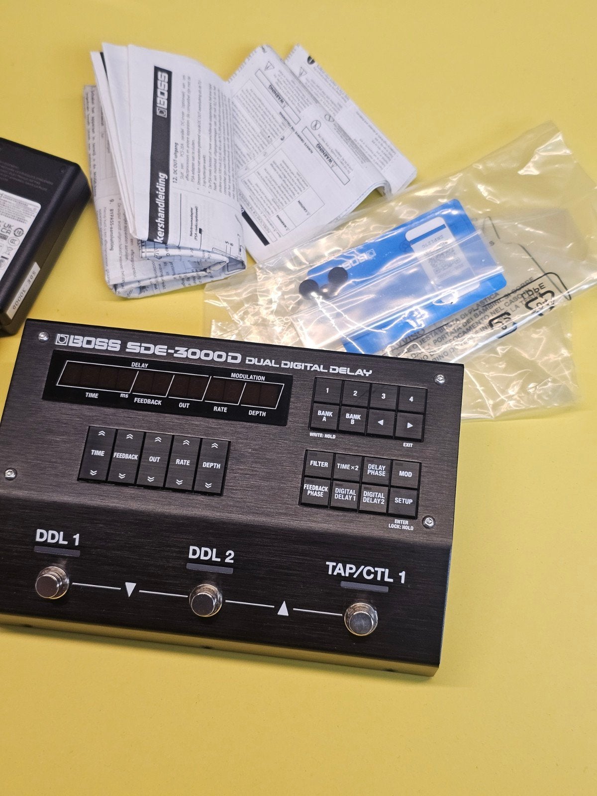 BOSS SDE-3000D Dual Digital Delay, Delay of Echo, Zo goed als nieuw, BOSS, Info@roland.com