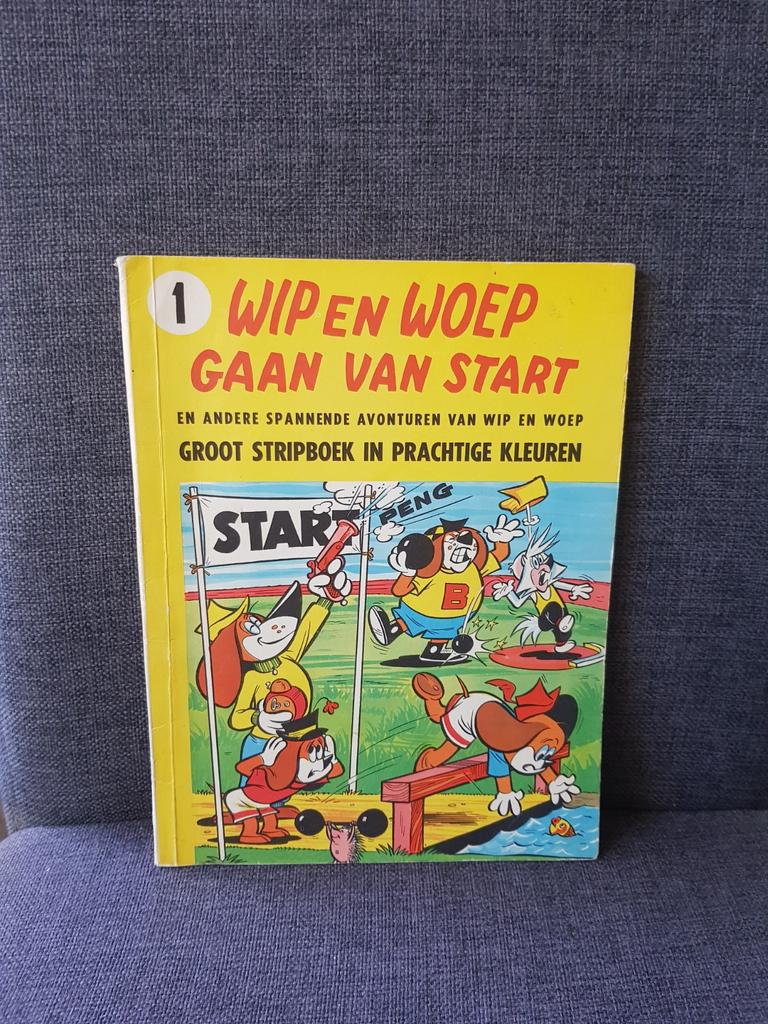 Wip en Woep - Gaan van start, Boeken, Stripboeken, Eén stripboek, Ophalen of Verzenden