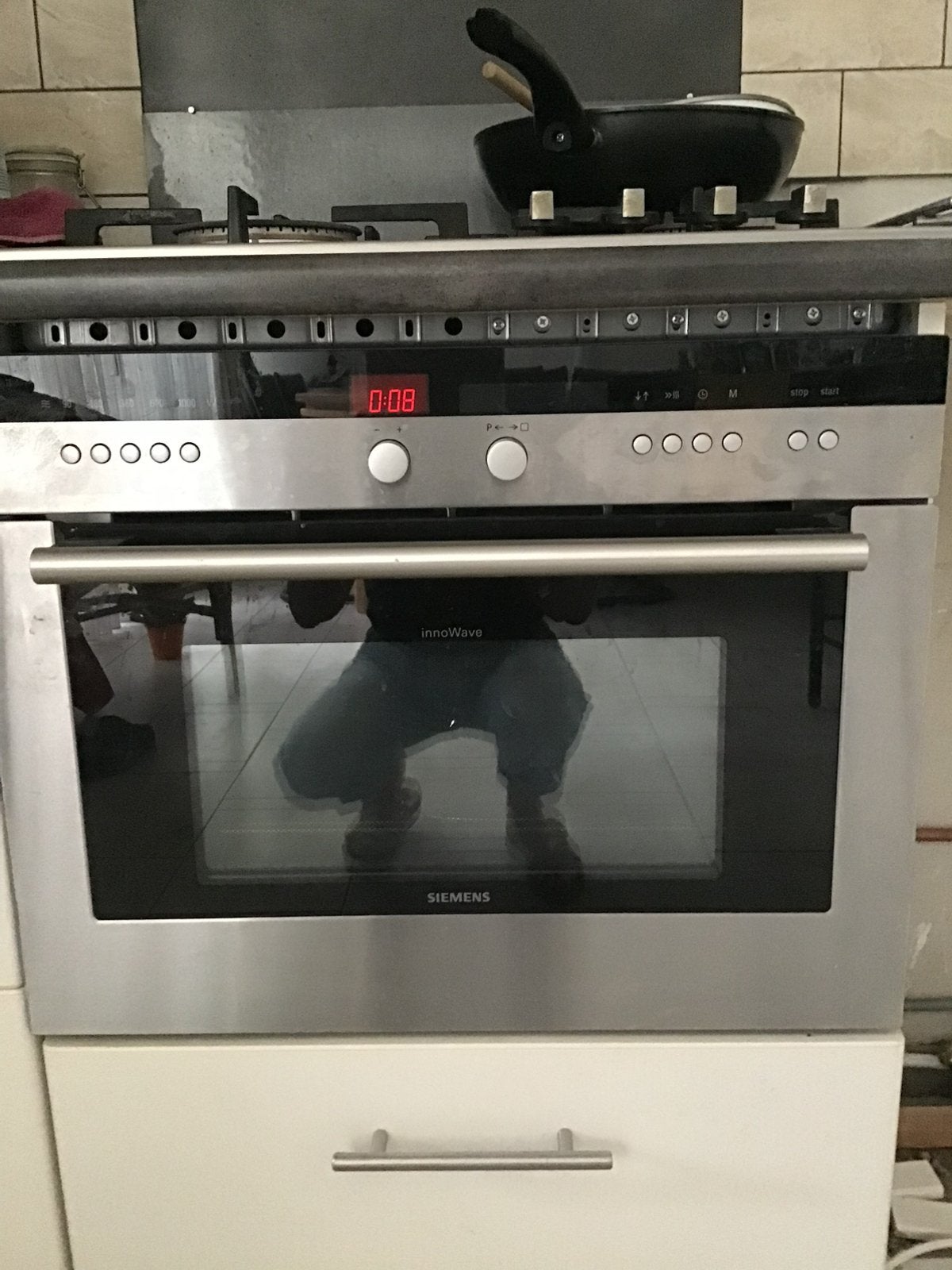 Inbouw oven / magnetron, Ophalen, 45 tot 50 cm, Gebruikt, 60 cm of meer