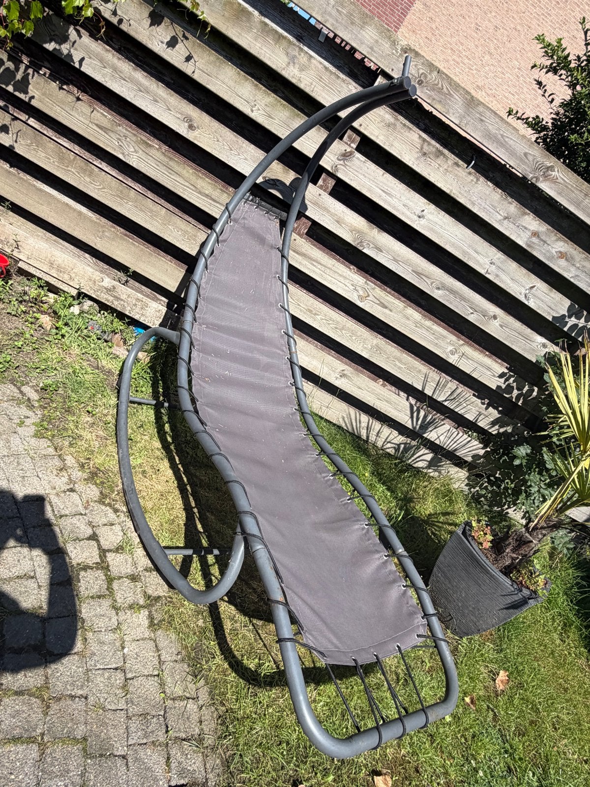 Comfortabele Ligstoel - Ideaal voor Tuin of Balkon, Ophalen, Gebruikt, Metaal