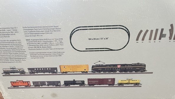 marklin USA startset 29490 GG-1, wagons,rails,mobilestation, Wisselstroom, Treinset, Ophalen of Verzenden, Zo goed als nieuw