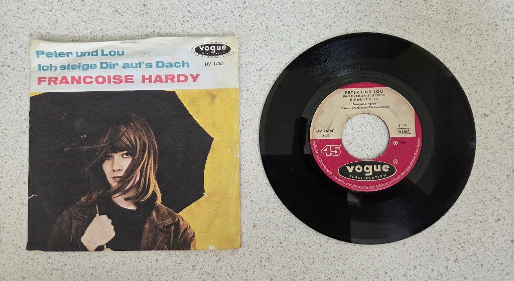 Single Françoise Hardy - Peter und Lou, Cd's en Dvd's, Ophalen of Verzenden, Gebruikt, Pop