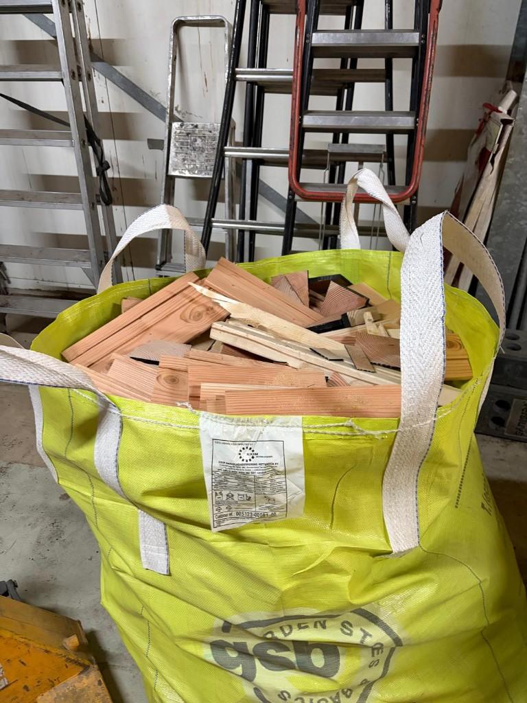 Big-bag brandhout, Minder dan 3 m³, Ophalen, Overige houtsoorten, Blokken