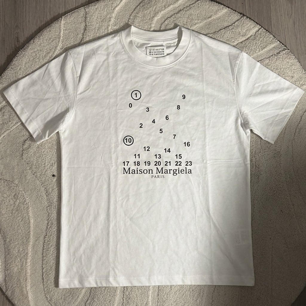 Maison Margiela T-shirt, Kleding | Heren, T-shirts, Verzenden, Zo goed als nieuw, Maat 48/50 (M), Wit