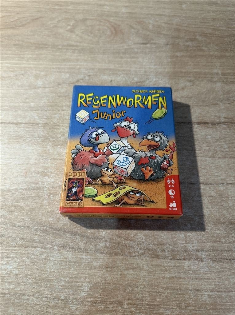 Regenwormen junior - 999 games - S7030, Ophalen of Verzenden, Zo goed als nieuw