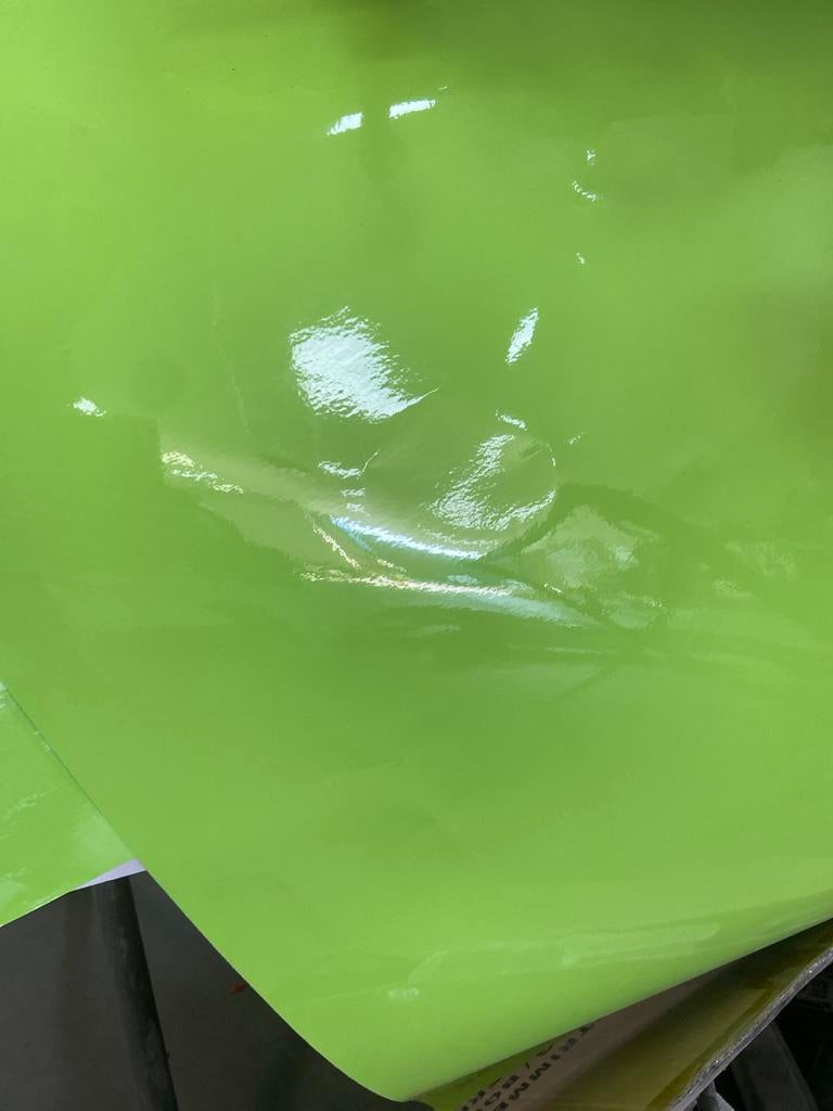 Glanzend groen vinylfolie - Diverse toepassingen, Ophalen, Zo goed als nieuw