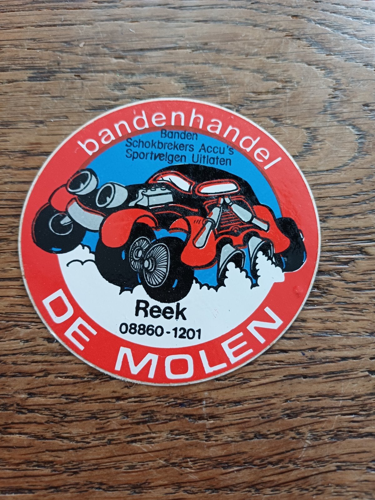 REEK bandenhandel  DE MOLEN, Ophalen of Verzenden