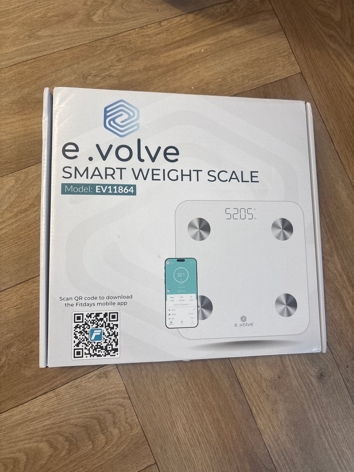 E.volve Smart Weegschaal EV11864 - Nieuw in doos, Ophalen, Nieuw, 100 kg of meer, Digitaal