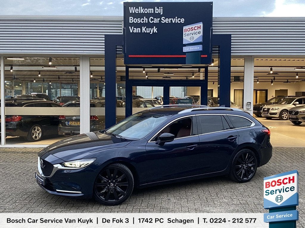 Mazda 6 Sportbreak 2.0 SkyActiv-G 165 Sportive / Automaat /, 1998 cc, Gebruikt, 4 cilinders, Onderhoudsboekje