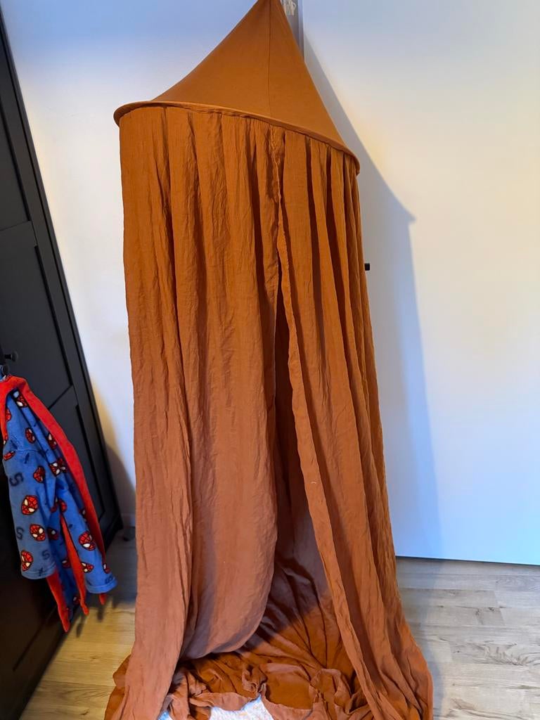Hemeltje babykamer merk Meyco roest bruin kleur, Kinderen en Baby's, Ophalen, Gebruikt, Klamboe