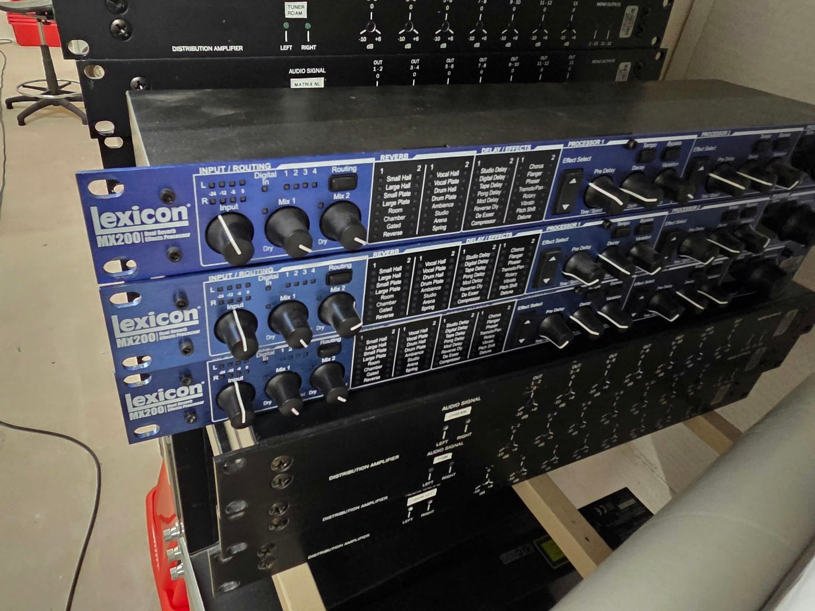 3 Stuks Lexicon MX200 Multi effect Reverb unit, Ophalen of Verzenden, Gebruikt, Audio
